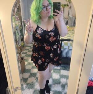 Xhiliration Black Floral Romper